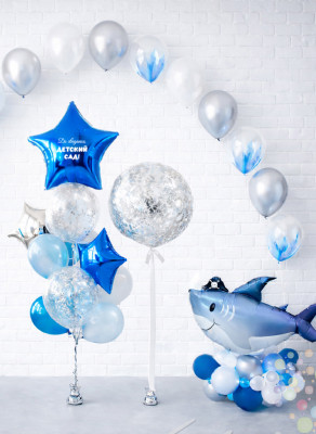 Воздушные шары Композиция "Пиратский выпускной"