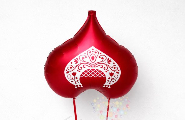 Фольгированный шар "Кокошник"