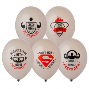 Воздушные шары Шарики под потолок "Супер-Мэн"