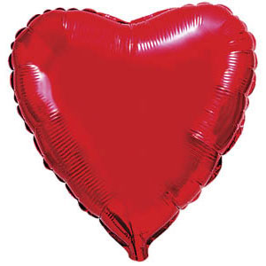 Воздушный шар Сердце Красное большое