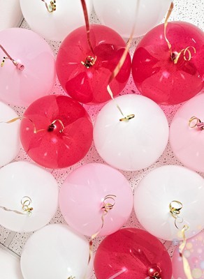 Воздушные шары Шарики три цвета под потолок 