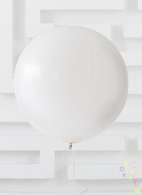 Воздушные шары Белый шар большой