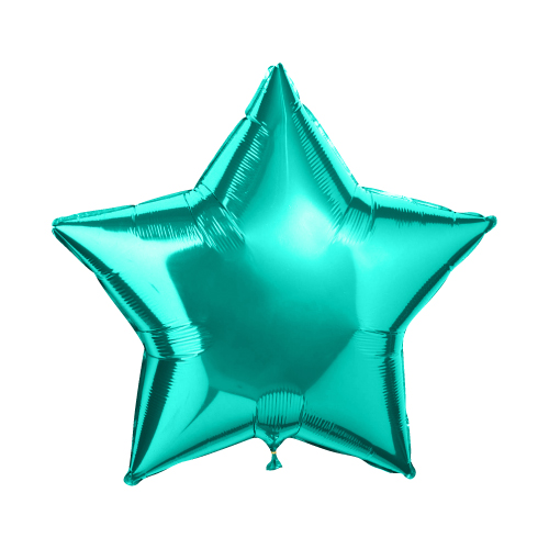 Воздушный шар Звезда "Бирюзовая"