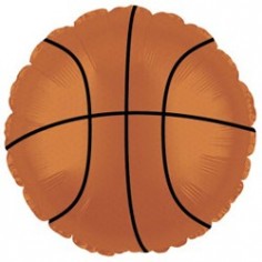 Воздушные шары Круг "Баскетбольный мяч"