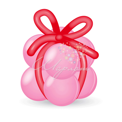 Воздушный шар Стойка "Подарок"