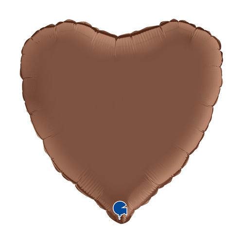 Воздушный шар Сердце Кофе (Шоколад)
