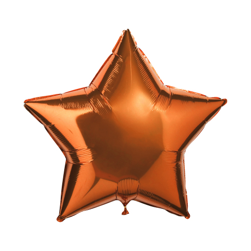 Воздушный шар Звезда ORANGE (оранжевая)
