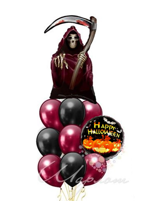 Воздушные шары Букет "Кровавый Хэллоуин"