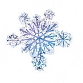 Воздушные шары Шар "Снежинка фигурная"