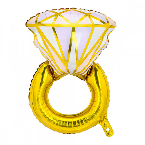 Воздушный шар Кольцо с бриллиантом