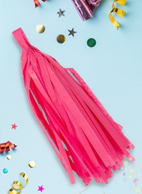 Воздушные шары Помпон розовый "Кисточка", 35 х 25 см 