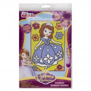 Воздушные шары Роспись цветным песком "София Прекрасная", (Дисней)