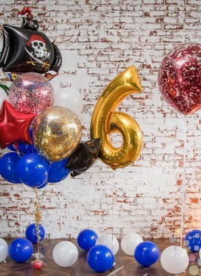 Воздушные шары Пиратская вечеринка (Малый сет №3)