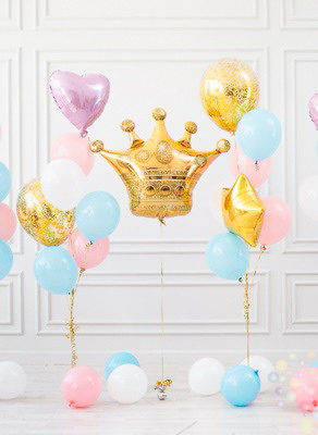 Воздушные шары Для принцесс и королев (Большой сет №4)