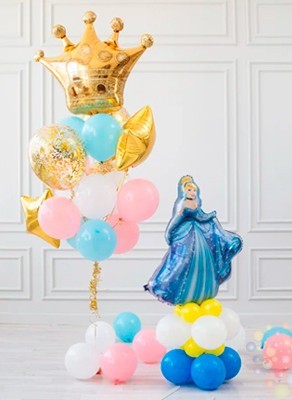 Воздушные шары Для принцесс и королев (Средний сет №1)