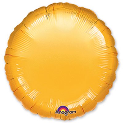 Воздушный шар Круг золотой GOLD