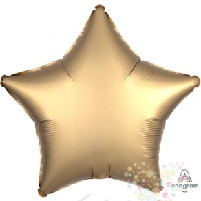 Воздушные шары Звезда золотая (сатин)