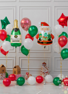 Воздушные шары Новогодняя коллекция (большой сет №1) 