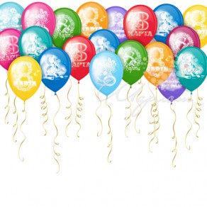 Воздушные шары Шарики под потолок на 8 марта