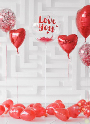 Воздушные шары Все о любви (Большой сет №1)