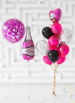 Воздушные шары Девичий восторг (Средний сет №6)