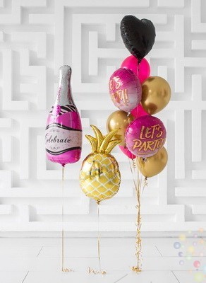 Воздушные шары Девичий восторг (Средний сет №7)  