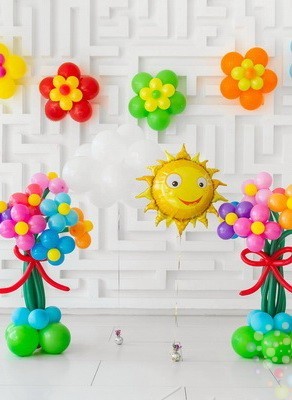 Воздушные шары Радужный праздник (Большой сет №5)