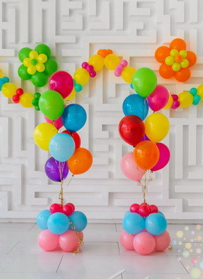 Воздушные шары Радужный праздник (Средний сет №2)