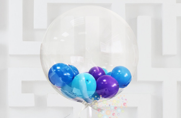 Воздушный шар Прозрачный шар с маленькими шариками внутри