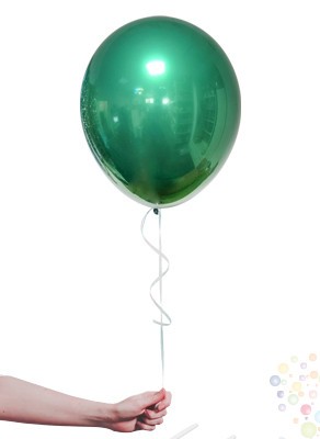 Воздушные шары Зеленый шар (зеркальный)