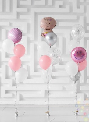 Воздушные шары Спасибо за дочку (Средний сет №4)