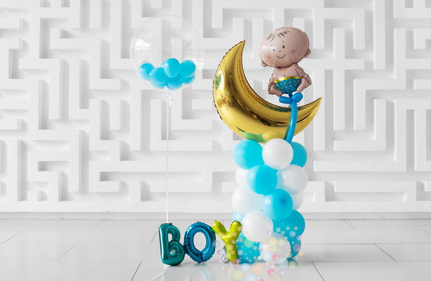 Воздушные шары на рождение ребенка