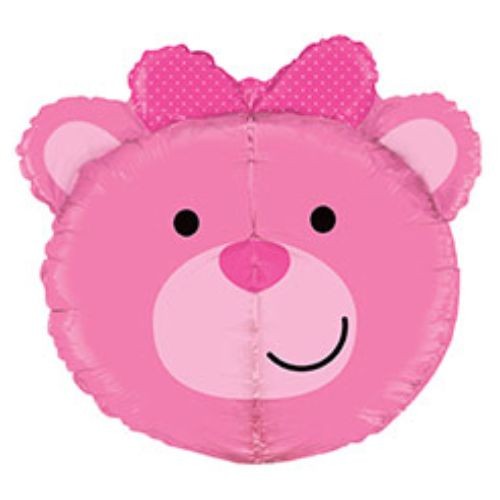 Воздушный шар Медвежонок девочка (голова)