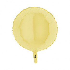 Воздушные шары Круг желтый ''Matte''
