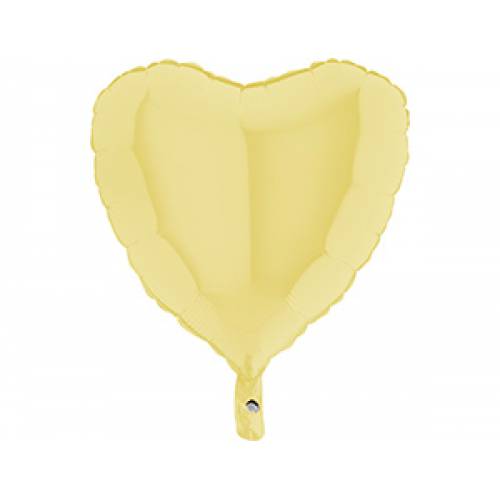 Воздушный шар Сердце желтое ''Matte"