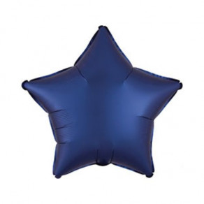 Воздушные шары Звезда navy (сатин)