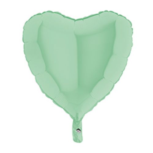 Воздушный шар Сердце зеленое ''Matte''