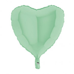 Воздушные шары Сердце зеленое ''Matte''