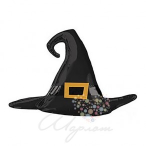 Воздушные шары Шляпа ведьмы черная