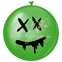 Воздушные шары Шар для взрыва "Монстр зеленый"