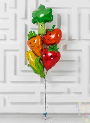 Воздушные шары Букет "Веселые овощи"