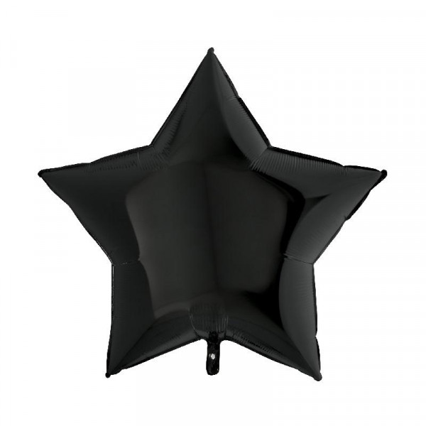 Воздушный шар Звезда Черная Джамбо