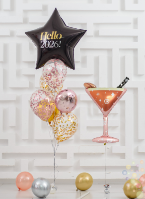 Воздушные шары Новогодняя сказка (Малый сет №3) 