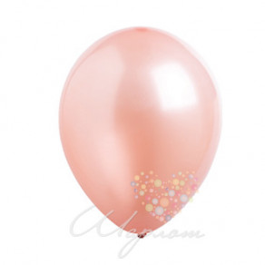 Воздушные шары Розовое золото металлик