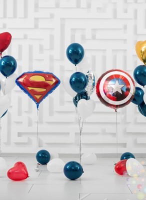 Воздушные шары Сет "Ты мой супергерой"