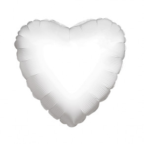 Воздушные шары Сердце Белое большое