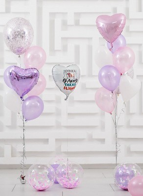 Воздушные шары Нежная любовь (Малый сет №1)