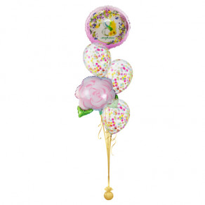Воздушные шары Фонтанчик "Весенние цветы"