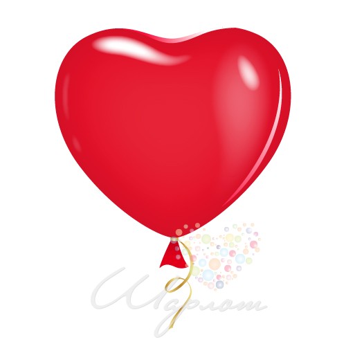 Воздушный шар Шарик в форме сердца