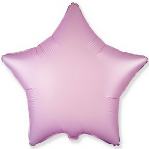 Воздушные шары Звезда Lilac сатин (светло-сиреневая сатин)